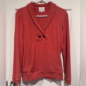 Banana Republic Rust Shawl Collar Sweater